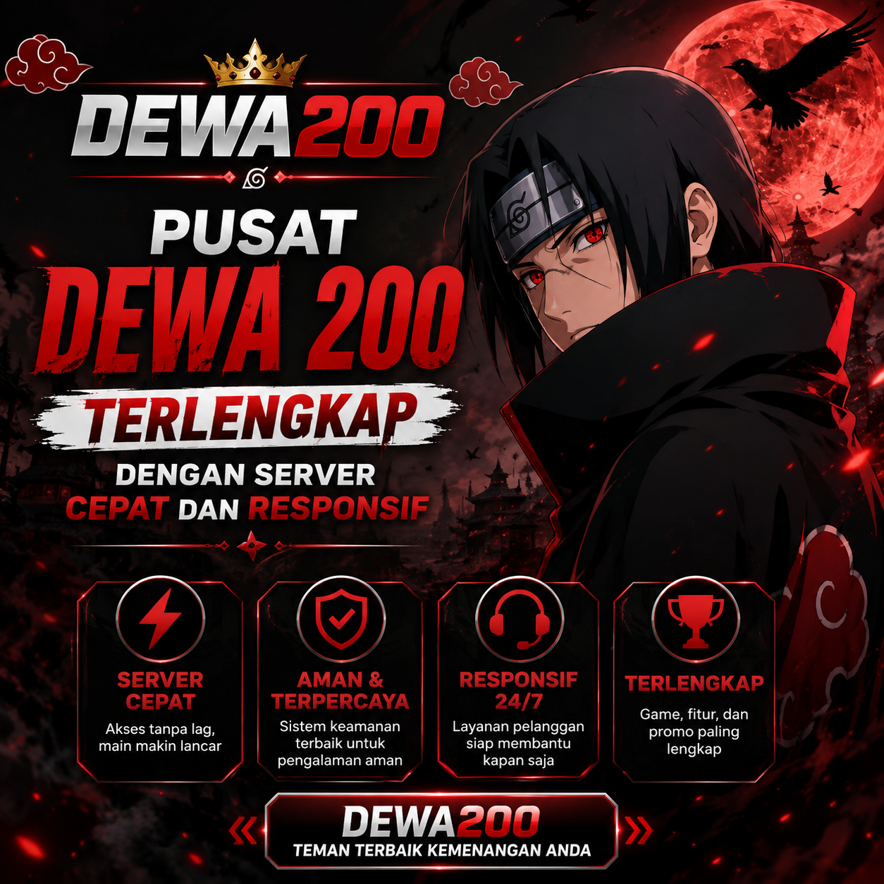 DEWA200: Pusat DEWA 200 Terlengkap dengan Server Cepat dan Responsif by Hey siriusly